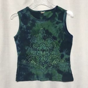 Tee - Green Tie Dye